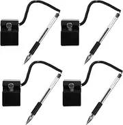 CAXUSD 4sets Signature Pen Business Signature Pen Stand Multi-function Smooth Ink Flow Comfortable Grip 4pcs*4