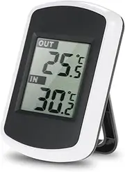 CAXUSD Aquarium Thermometer Waterproof Floating Digital Thermometer for Easy-Read