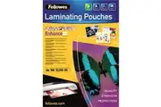 Fellowes Superquick Laminating Pouch Gloss 80 Micron A4 Clear Pack 100