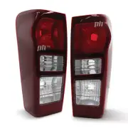 Tail Lights PAIR Tinted Bulb Type fits Isuzu DMAX 2014 - 2020 SX EX