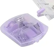 Travel Stapler - Small Cute Stapler Set | Cute Office Supplies Miniature Stapler Set, Portable Office Supply Stapler Kits with Clear Box