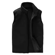 Men's Hiking Vest Hiking Fleece Vest Sleeveless Vest Outdoor Thermal Warm Winter Zipper Polyester Black Army Green Red Fishing Climbing Camping / Hiking / Cavi