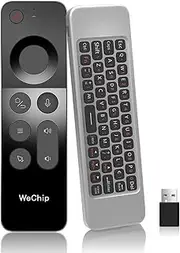WeChip W3 Air Mouse 4-in-1 W3 Voice Remote 2.4g Wireless Remote Control for Nvidia Shield/Android Tv Box/PC/Projector/HTPC/All-in-one PC