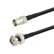 Bingfu RG58 BNC Female to BNC Male RF Coaxial Pigtail Extension Cable 100cm 1m