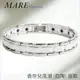 【MARE】316L白鋼&精密陶瓷手鍊：原創典範(白陶)寬 款
