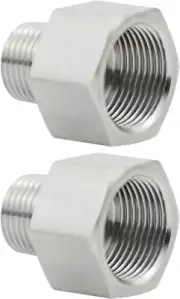 Garden Hose Adapter 3/4" GHT Female X 1/2" NPT Male Connector,Ght to NPT Adapter