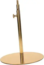 HOMOCONO Adjustable Mannequin Head Base Support Stand Elegant Display for Wigs Hats Jewelry Height Stylish Mannequin Holder
