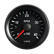 VDO Cockpit International Tachometer Gauge 4000 RPM 52mm 2" 12V 333-035-029G