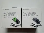 2 New Insignia AC Adapter USB Port Multiple Output Modes LG Apple 18K24B Sony