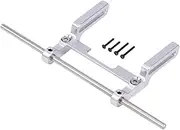RC Crawler Car Front Bump for TRX-4M 1:18 Scale Multipurpose Aluminum Direct Replace for Trucks RC Hobby Car Spare Parts, Silver