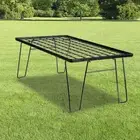 Picnic Iron Mesh Desk Multifunctional Camping Cooking Rack for Outdoor Barbecue