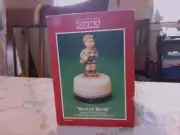 Schmid 1984 "Hark the Herald" Music Box Figurine ~Hummel Works Great