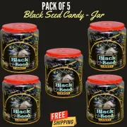 Herboganic Black Seed Candy Jar -Pack Of 5-Immune-Boosting & Nutritious Treat