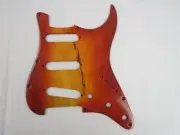 Solid wood Spalted Maple SSS GUITAR Pickguard brown to cherry color #3723
