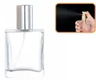 100ml Refillable Perfume Atomizer Empty Glass Spray Bottle Container Silver