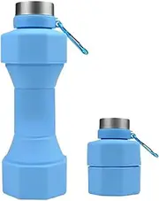 Water Cup Running Bottle, Water Bottles Gym, Water Bottle Foldable, 650ml Sports Water Bottles, Hydration Gear for Outdoor Activities Like Rock Climbing, Camping, Cycling, and Basketball