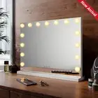 ELEGANT Hollywood Makeup Vanity Mirror 15 Dimmable LED Bulbs Smart Touch Control