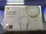 Smart Light Starter Kit- Google Home Mini, GE C-Life Smart Bulb