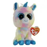 6" Plush Toy Light Pastel Pink,Blue,& Green Unicorn NEW With Tag