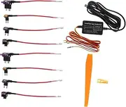 Dash Cam Hardwire Kit to Power Adapter Cord for Easy Installation and Efficient Voltage Conversion Compatible with Various Vehicles Reliable Dash Camera Power Supply