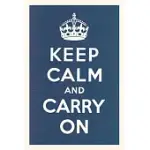 VINTAGE JOURNAL KEEP CALM AND CARRY ON