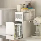 Cupboard Shelf Stylish Seasoning Rack for Laundry Room Bathroom Cabinet