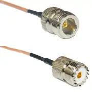 RG316 N FEMALE to SO239 UHF Female Coax RF Cable USA-Ship
