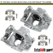 2x Brake Caliper w/ Bracket Rear for GMC Acadia Buick Enclave Chevrolet Traverse (for: Chevrolet)