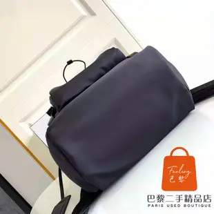 二手 99新 PRADA 普拉達 Re-Nylon 再生尼龍皮革背包  雙肩包 後背包 男生書包 2VZ135