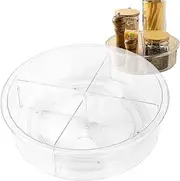 [Generic] Revolving Spices Rack,Seasoning Tray for Rotating Storage - 360 Rotating Makeup Organizer, Rotatable Plate Organizer, Multifunctional for Beauty Supply, Lipstick