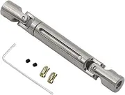 RC Crawler Drive Shaft,Precision Engineered Driveshaft For Truck | Axis Replacement Parts, Joint Transmission, 1/12 Metal Drive Shafts Steel