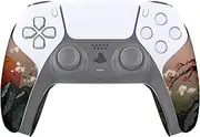 eXtremeRate PlayVitalAnti-Skid Sweat-Absorbent Controller Grip for PS5, Professional Textured Soft Rubber Pads Handle Grips for PS5 Controller with Shoulder Button Trigger Stickers - Mecha Edition