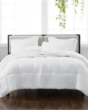 Cannon Solid White 3Pc Comforter Set