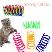 8pcs Cat Spring Toy Coil Spiral Springs Pet Kitten Playing Action Interactive