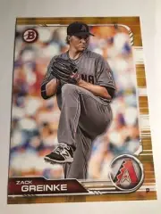 2019 Topps Bowman Jumbo 5x7 Zack Greinke DBacks 41 01/10