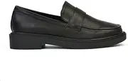 [Generic] Womens Black Loafers Shoes Ladies Flat Low Heel Comfort Flexible Cushoined Sole Casual School Work Office Pumps Size 3-8