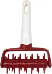 Pizza Dough Docker Bubble killer Time-Saver Red