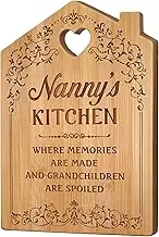 Giftasy Nanny Gifts, Nanny Birthday Gifts - Unique Nanny Kitchen Cutting Board, Gifts for Nanny from Grandchildren, Present for Nanny on Birthday Mother's Day Christmas
