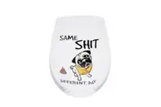 Pug Stemless Wine Glass