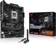 ASUS ROG Strix B650E-F Gaming WiFi AMD Ryzen AM5 ATX Motherboard, 12 + 2 Power Stages, DDR5, Three M.2 Slots, PCIe 5.0, WiFi 6E, 2.5G LAN, USB 3.2 Gen 2x2 Type-C Port, and Aura Sync RGB