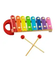 [Jenjo] Colourful Musical Xylophone With Wooden Mallets