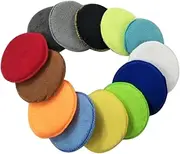 JECOMPRIS 10 PCS Microfiber Wax Applicator Pads Reusable Wax Applicator Sponges for Car Detailing Random Color Sealants Glazes Random Color