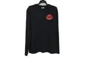 AFL Essendon Bombers FC 1872 Black Graphic Long-Sleeve Tee Youth Sz Medium NEW