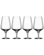 Orrefors Set of 4 Pulse Beer Glasses