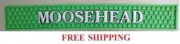 MOOSEHEAD LAGER CANADIAN BEER RAIL BEER RUBBER BAR MAT RUNNER NEW