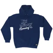Personal Best RunningThe Voices In My Head Keep Telling Me To Go Running - Funny Novelty Hoodies Hoodie