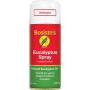Bosisto's Eucalyptus Spray 200g - Multipurpose Spray, Kills 99.9% of Germs, Essential Oil, Fresh, Natural Effective Germ Killer, For Muscle Aches, Cold & Flu, Australian Made & Owned