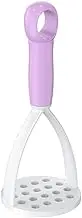 Pressed Mashed Potato Masher Vegetable Juice Maker Baby Food Tool Potatoes Manual Crusher Smooth Restaurant Home Accessory, Purple