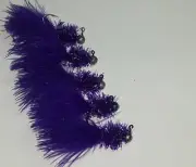 5 Purple Passion- Crappie, Bluegill, Bream 1/16 th oz. Jigs