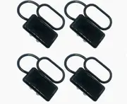 4X Black Dust Cap Cover 350AMP Anderson Style Plug Connectors Auto 4WD Caravan